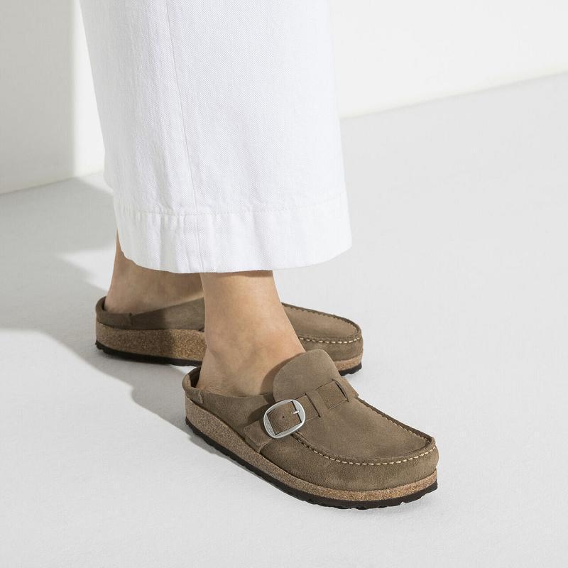 Clogsy Birkenstock Buckley Semisove Damske Hnede | SK 268TCE